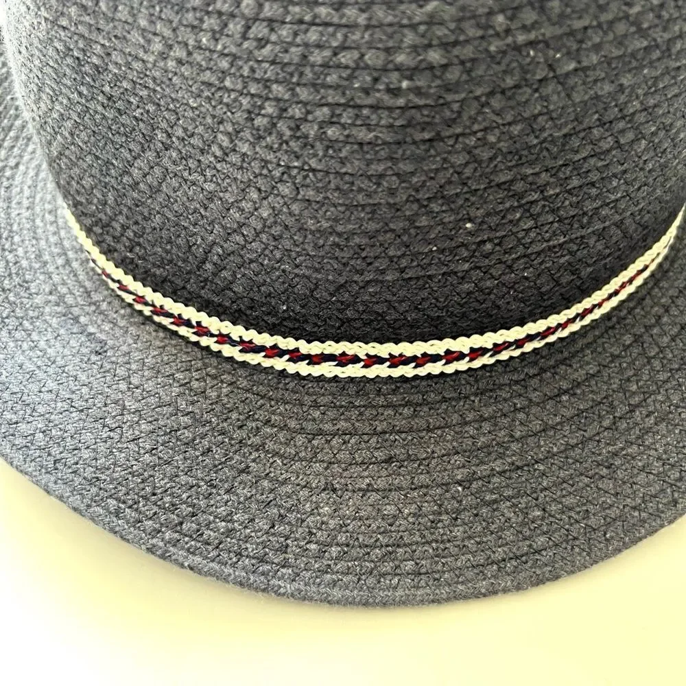 Hat Attack Navy Woven Cotton Hat
